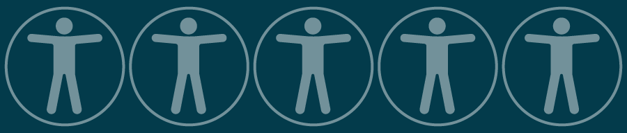 Web Accessibility Logo (human figure with hands outstretched)